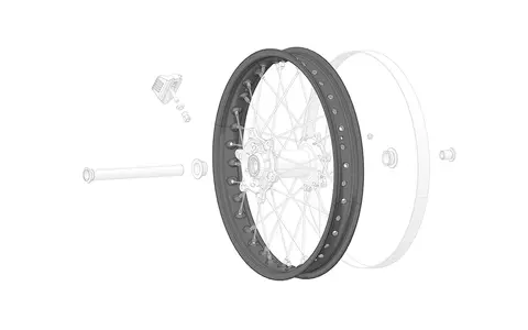 Stark Rear rim 2,15x18