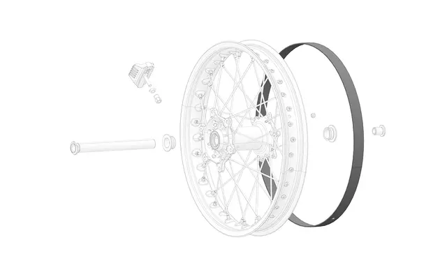 Stark Rim band 18" rear 