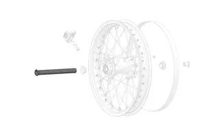 Stark Rear wheel shaft