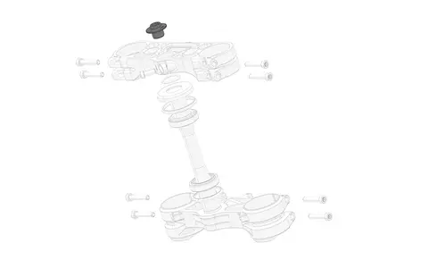Stark Top Steering Head Shaft Bolt