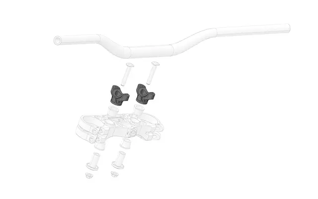 Stark Lower Handlebar Bracket 