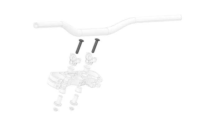 Stark Handlebar bracket Bolt to Triple clamp 