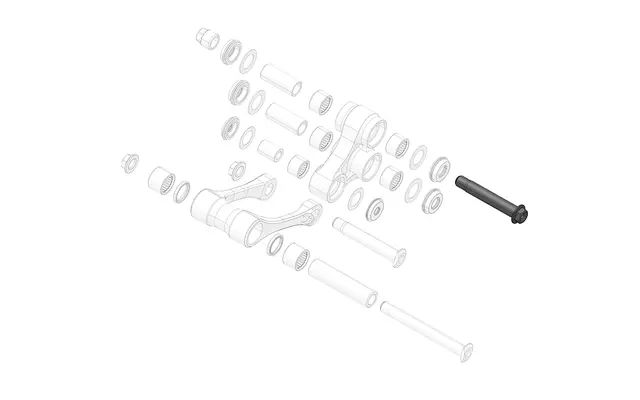 Stark Rocker arm Top shaft 