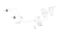 Stark Subframe cable holder