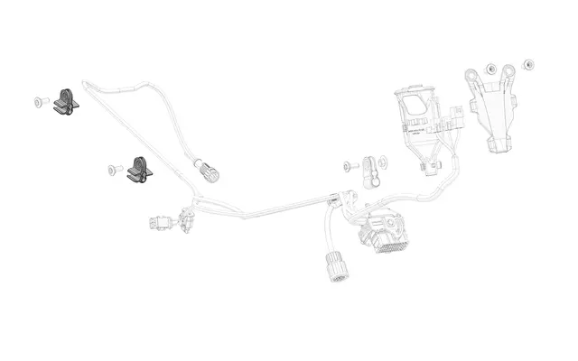 Stark Subframe cable holder 