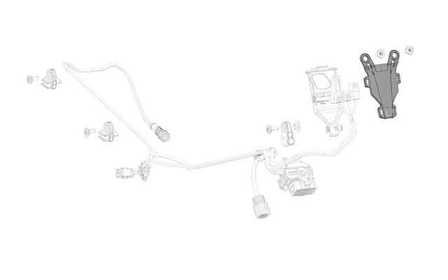 Stark Triple clamp connector holder Cover 