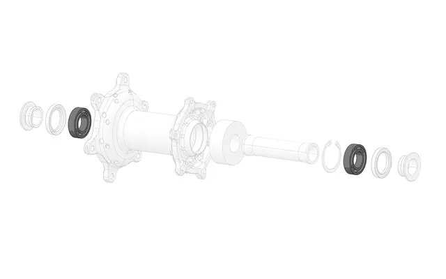 Stark Rear/front Hub Bearing 