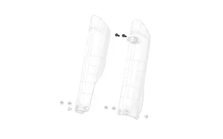 Stark Brake bracket screws on fork guard