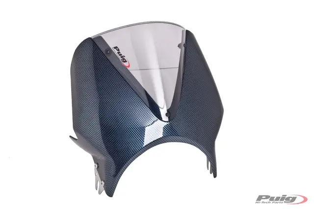 Puig Vision Screen Carbon Look Fairing / Light Smoke Screen 