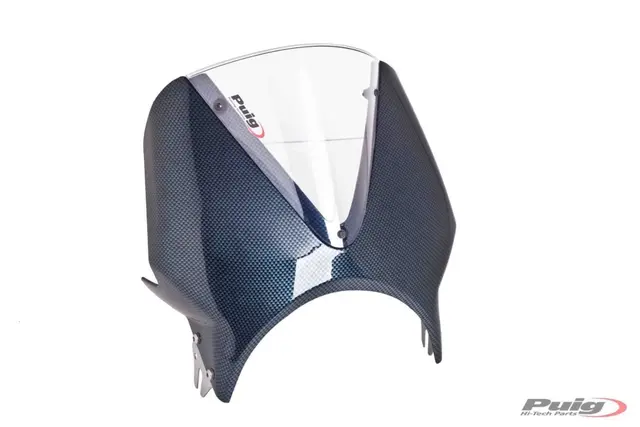 Puig Vision Screen Carbon Look Fairing / Clear Screen 