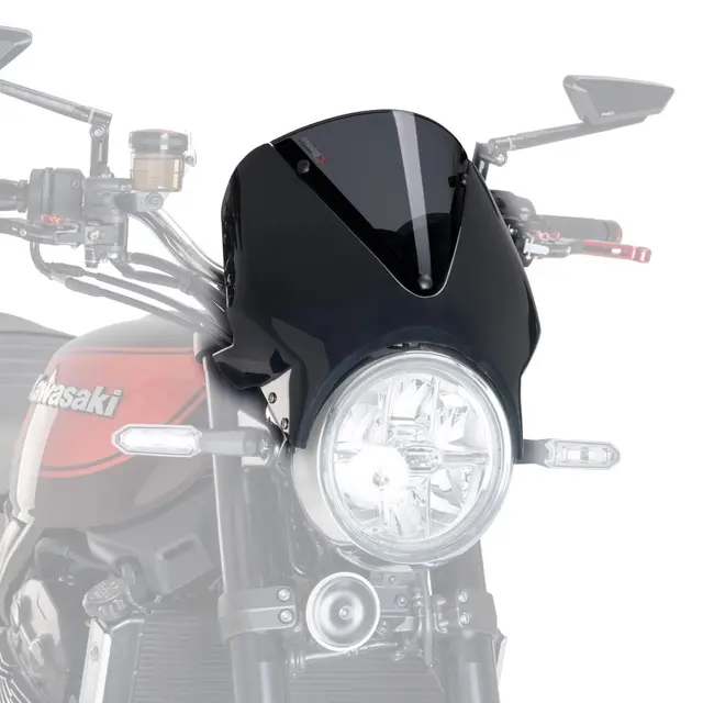 Puig Vision Screen Black Fairing / Dark Smoke Screen 