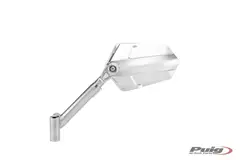 Puig Explorer Mirror - Venstre Aluminium/Aluminium