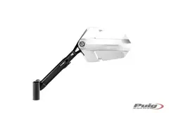 Puig Explorer Mirror Venstre Svart/ Aluminium