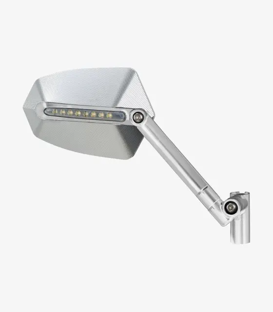Puig GTI Mirror - Høyre Aluminium / Aluminium 