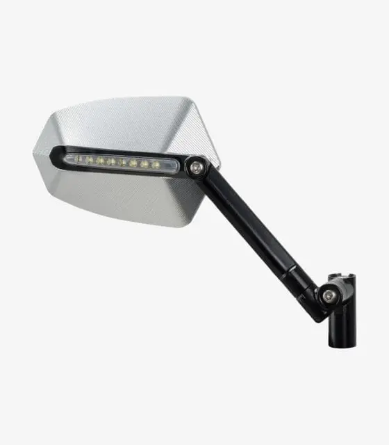 Puig GTI Høyre Speil Svart / Aluminium 