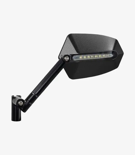 Puig GTI Mirror - Venstre Svart / Svart 