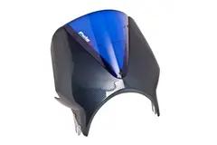 Puig Vision Screen Carbon Look Fairing/Blue Screen