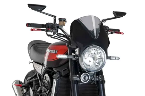 Puig Vision Screen Carbon Look Fairing / Light Smoke Screen
