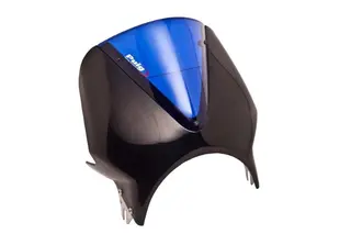 Puig Vision Screen Black Fairing / Blue Screen