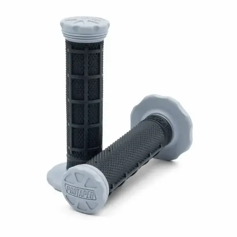 Pro Taper Micro Grips 1/3 Waffle Svart/Gr&#229;