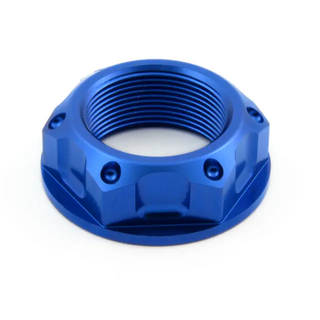 Pro Bolt Styrekronemutter M22X1.0 Sort Rød/Blå/Sølv/Gull 