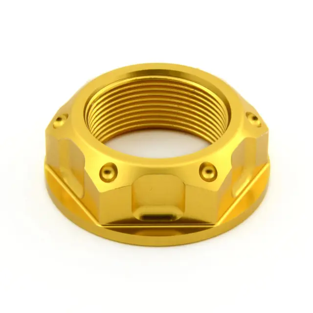 Pro Bolt Styrekronemutter M22X1.0 Sort Rød/Blå/Sølv/Gull 