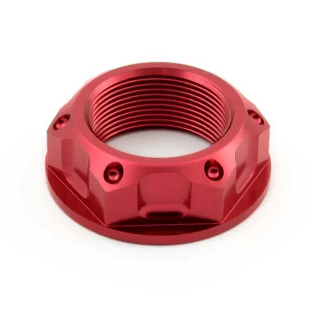 Pro Bolt Styrekronemutter M22X1.0 Sort Rød/Blå/Sølv/Gull 