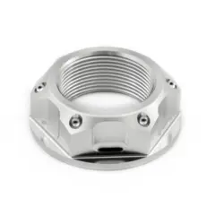 Pro Bolt Styrekronemutter M22X1.0 S&#248;lv R&#248;d/Bl&#229;/S&#248;lv/Gull