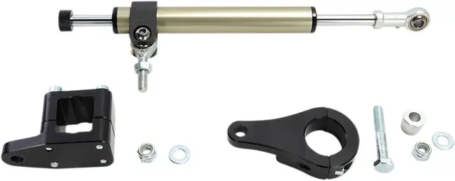 Moose Racing Stabilizer Sterng 7Wy Bk 7-Way Steering Stabilizer Black 