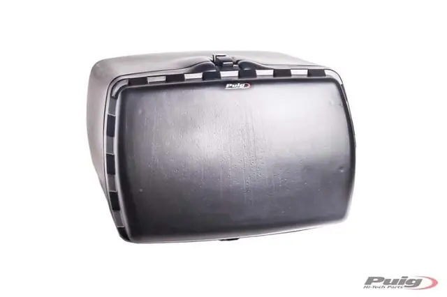 Puig Maxi Box 90L with Lock (Fitting Ki t Included) | Black 