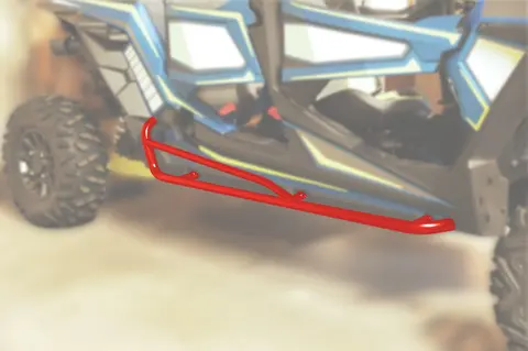 Moose Racing Nerfbars Rzr 4Seater Red Nerfbars Rzr 4Seater Red