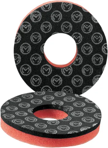 Moose Racing Grip Donut Moose 2 Layer Dual Layer Grip Donut Black/Red