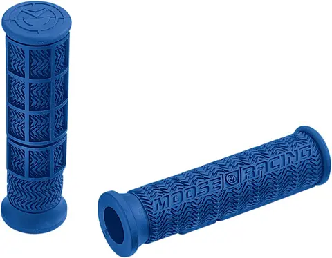 Moose Racing Grip Moose Stealth Atv Bl Atv Stealth Grips Blue