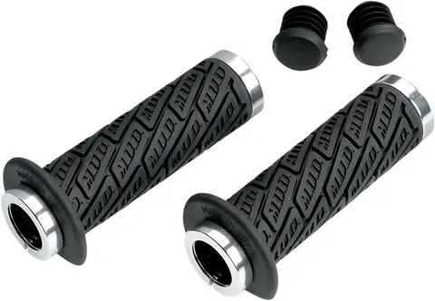 Moose Racing Grip Lock-On Mud 7/8&quot; Grip System Lock-On Grips Black