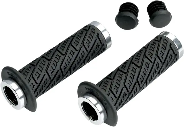 Moose Racing Grip Lock-On Mud 7/8" Grip System Lock-On Grips Black 