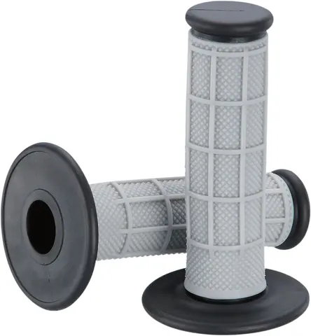 Moose Racing Grip Qualifier 1/2 Waf Bk Qualifier™ Half Waffle Grips Gray/Black