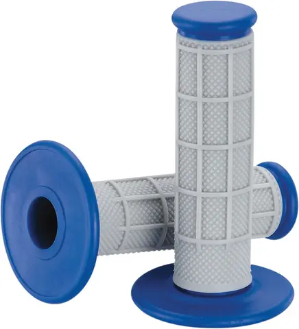 Moose Racing Grip Qualifier 1/2 Waf Bl Qualifier™ Half Waffle Grips Gray/Blue