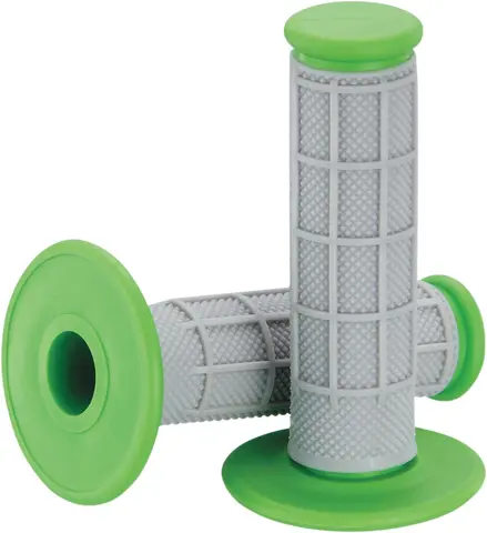 Moose Racing Grip Qualifier 1/2 Waf Gn Qualifier™ Half Waffle Grips Gray/Green