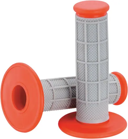Moose Racing Grip Qualifier 1/2 Waf Rd Qualifier™ Half Waffle Grips Gray/Red