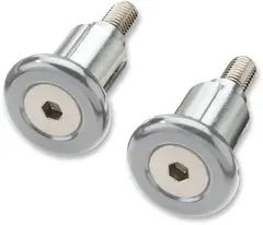 Moose Racing Bar End Moose Silver Bar End Silver