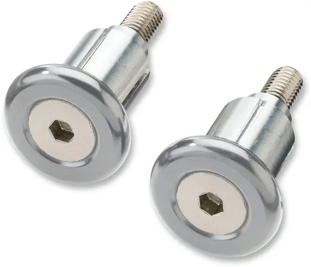 Moose Racing Bar End Moose Silver Bar End Silver 