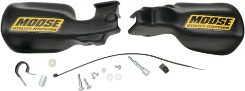 Moose Utility H&amp;guards Foreman Flt Bk H&amp;guard Contoured Stealth Black