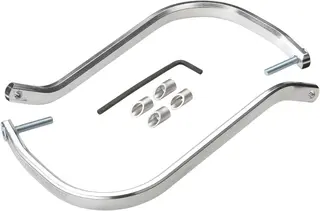 Moose Racing Bar Hgrd Replmnt Cont Sl Erstatning Contour H&amp;guard Bars Silver