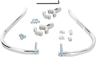 Moose Racing H&amp;guards Alum 1 1/8" Mi Aluminium H&amp;guards Silver 1 1/8"