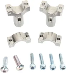 Moose Racing Hndgrd Clmp Alum Pro Si Erstatning Inner Clamps Aluminium Silver