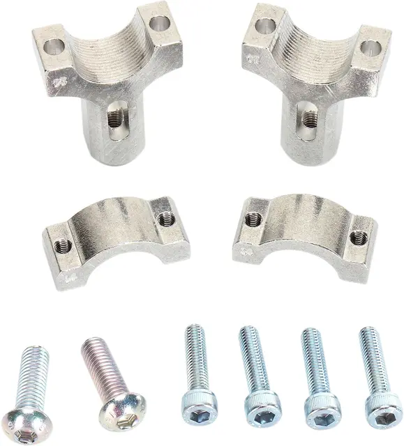 Moose Racing Hndgrd Clmp Alum Pro Si Erstatning Inner Clamps Aluminium Silver 