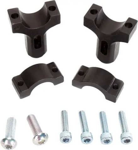 Moose Racing Hndgrd Clmp Alum Pro Bk Erstatning Inner Clamps Aluminium Black