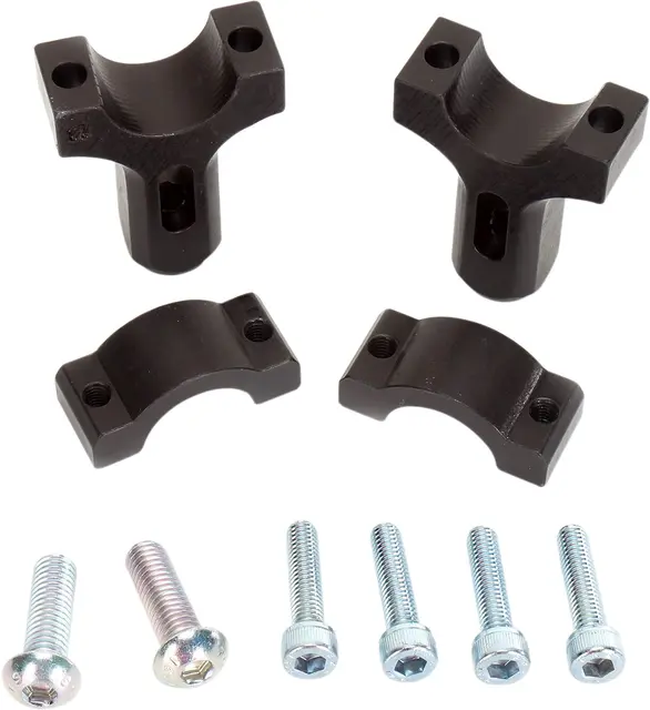 Moose Racing Hndgrd Clmp Alum Pro Bk Erstatning Inner Clamps Aluminium Black 