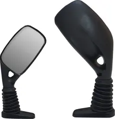 Parts Unlimited Mirror Pu Rect Shk Rstn Mirror Pu Rect Shk Rstn