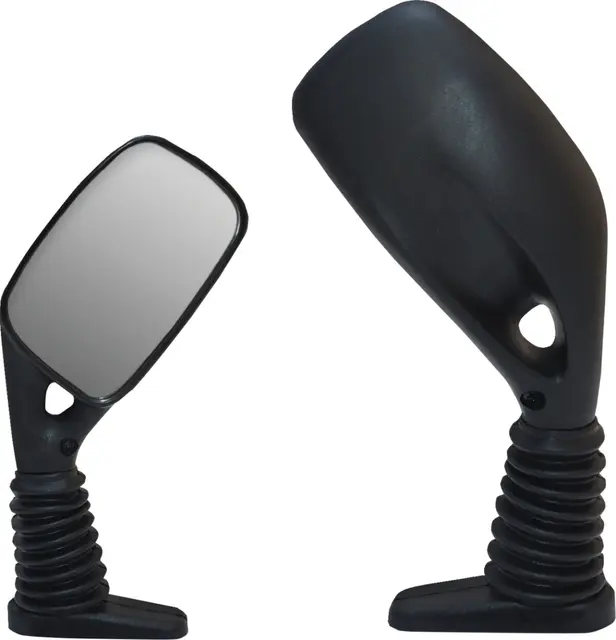 Parts Unlimited Mirror Pu Rect Shk Rstn Mirror Pu Rect Shk Rstn 